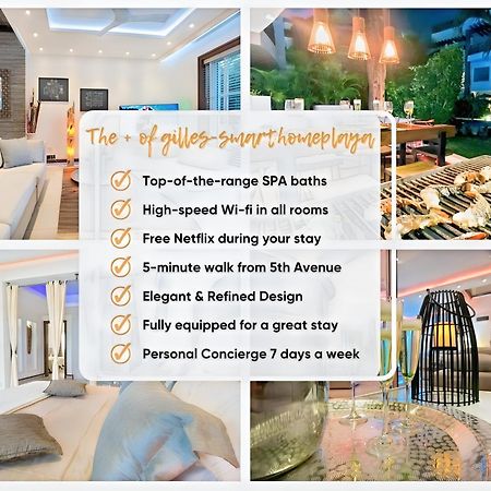 Luxury Duplex -4 Pers- 2Mn Beach&5Th Av, Pool, Gym Playa del Carmen Buitenkant foto