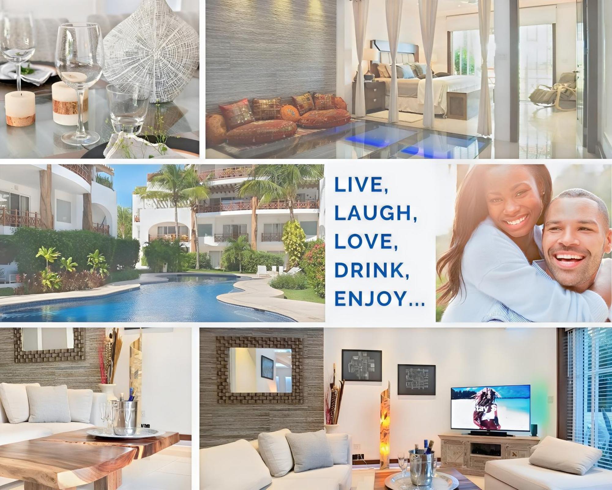 Luxury Duplex -4 Pers- 2Mn Beach&5Th Av, Pool, Gym Playa del Carmen Buitenkant foto