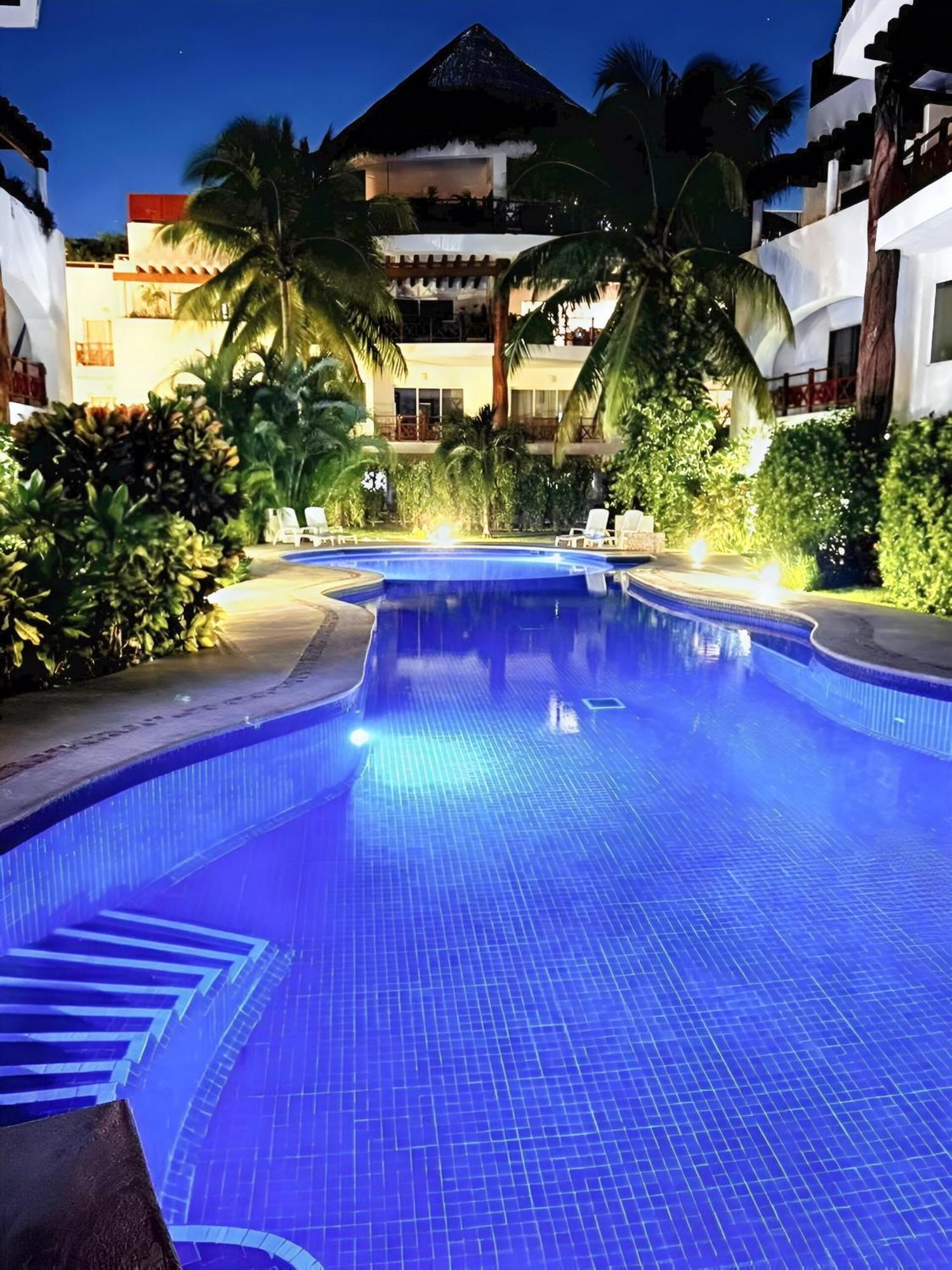 Luxury Duplex -4 Pers- 2Mn Beach&5Th Av, Pool, Gym Playa del Carmen Buitenkant foto
