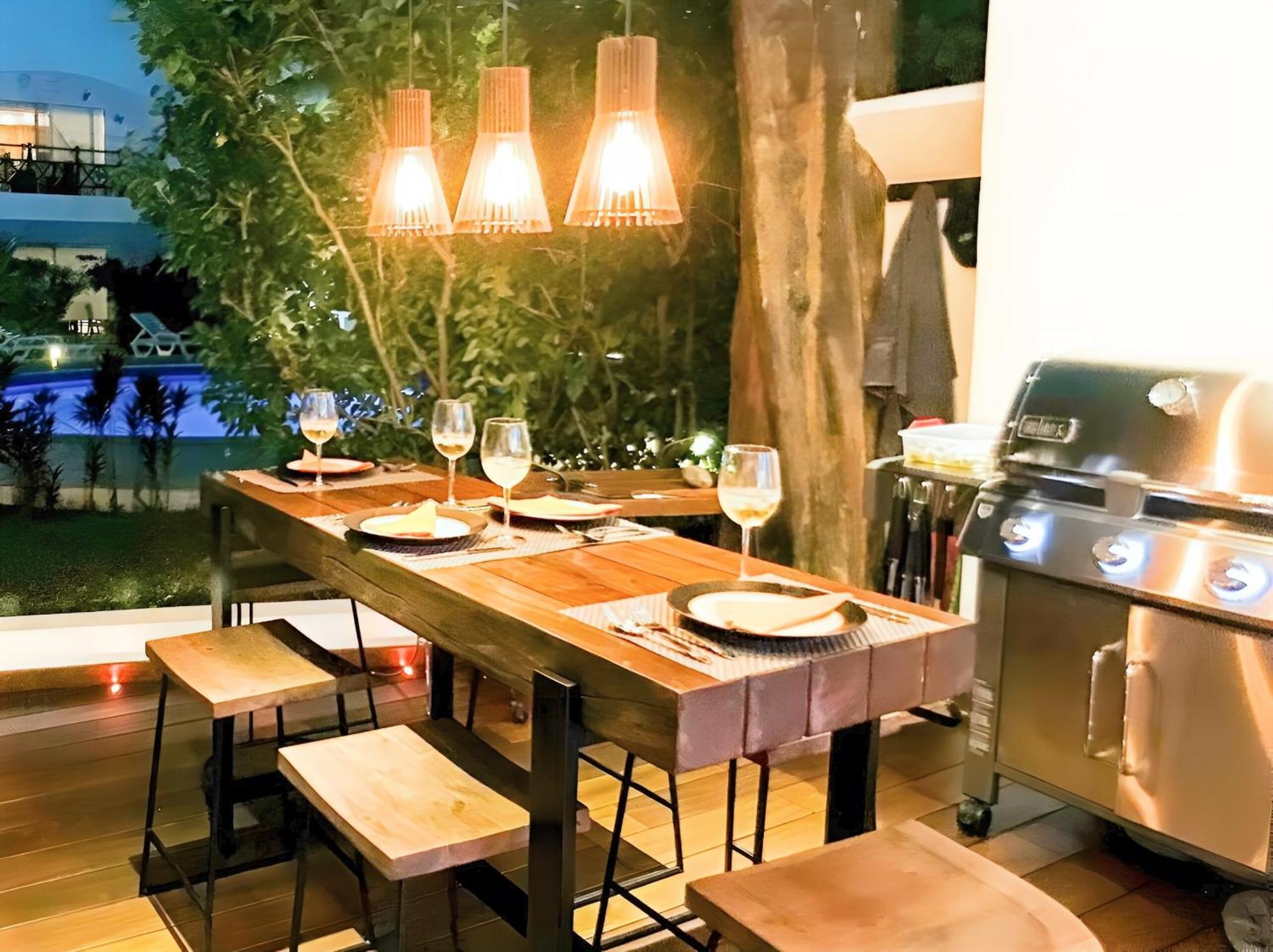 Luxury Duplex -4 Pers- 2Mn Beach&5Th Av, Pool, Gym Playa del Carmen Buitenkant foto
