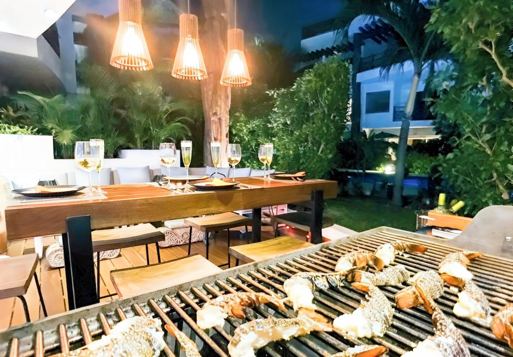 Luxury Duplex -4 Pers- 2Mn Beach&5Th Av, Pool, Gym Playa del Carmen Buitenkant foto