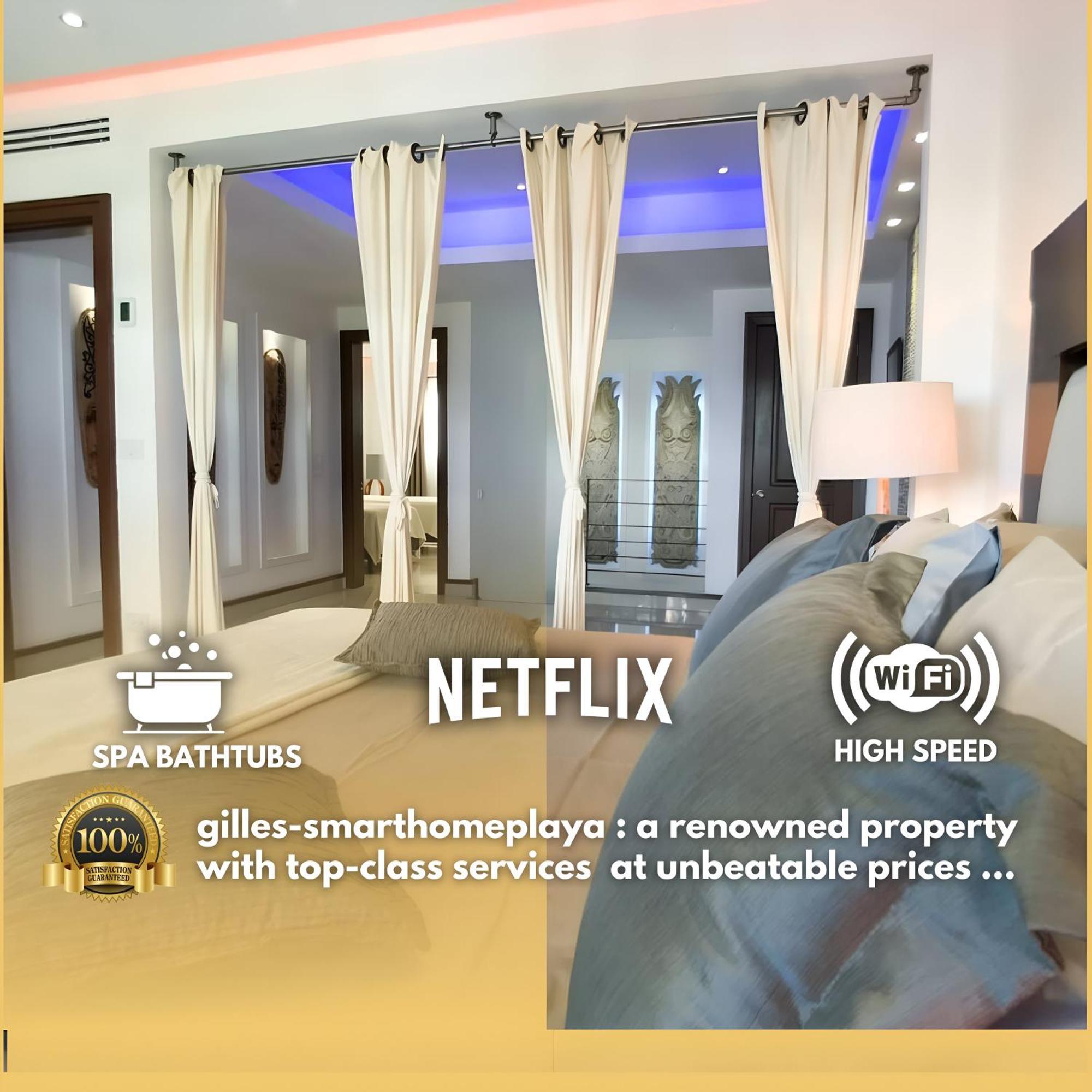 Luxury Duplex -4 Pers- 2Mn Beach&5Th Av, Pool, Gym Playa del Carmen Buitenkant foto